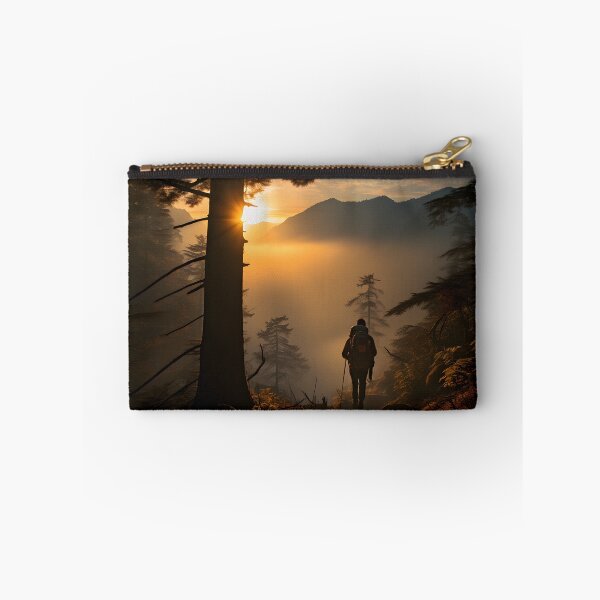 Item preview, A peaceful autumn hike in a serene and mystical forest. designed and sold by Shirtastically.