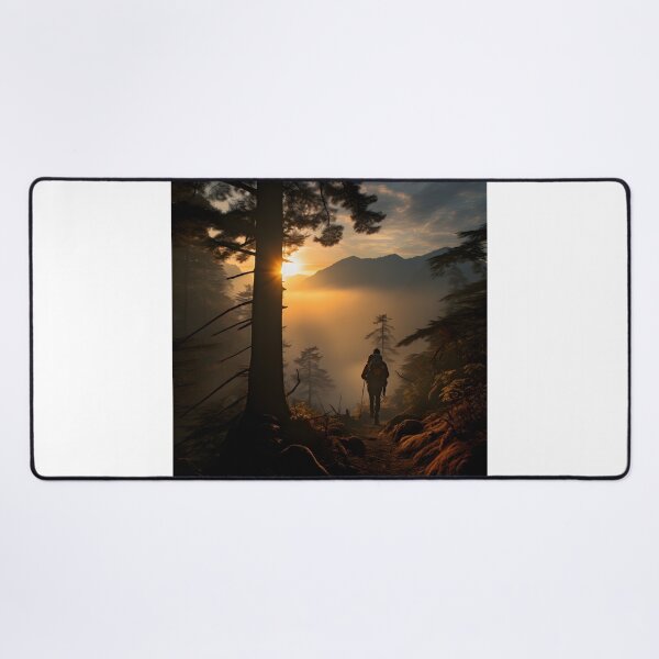 Item preview, A peaceful autumn hike in a serene and mystical forest. designed and sold by Shirtastically.