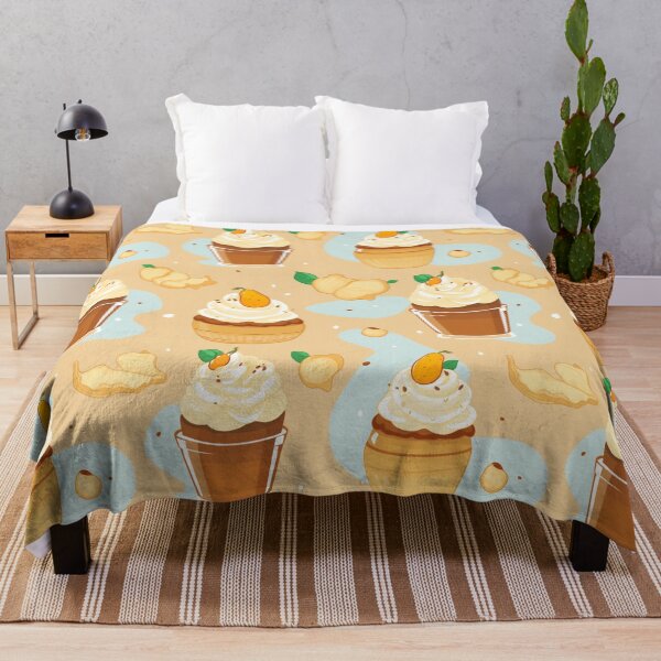 Item preview, Sweet banoffee dessert in seamless pattern. designed and sold by Whiteblueshop.