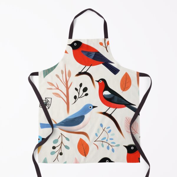 Item preview, Winged Wonders Avian Elegance Collection birds pattern design designed and sold by PetPalsEmporium.