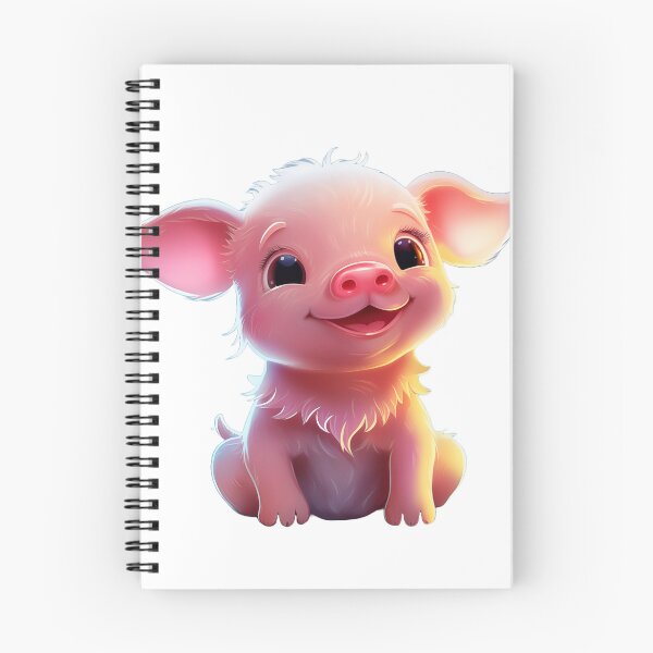 Item preview, "Joyful Piglet Animation: Whimsical Cartoon Style" designed and sold by Huycao211.
