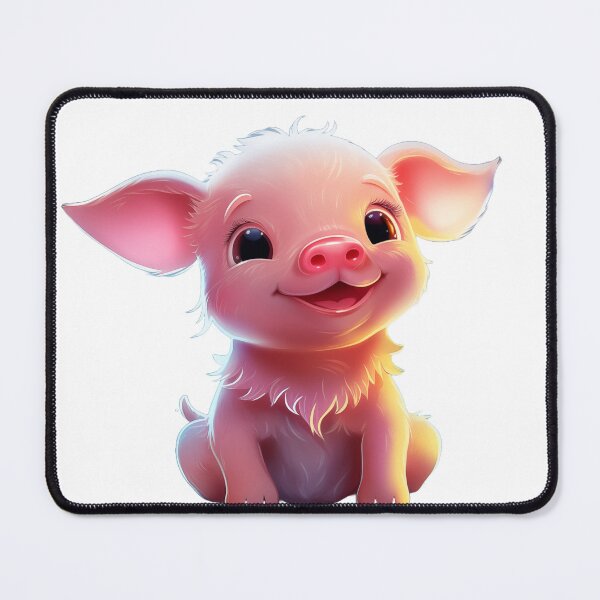 Item preview, "Joyful Piglet Animation: Whimsical Cartoon Style" designed and sold by Huycao211.