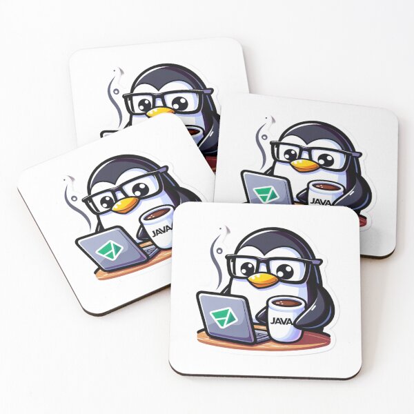 Item preview, Java Genius: The Coder Penguin 1 designed and sold by pixeldigger.