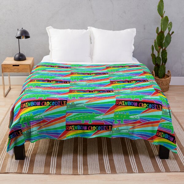 Item preview, rainbow crocodile, blue designed and sold by zzzozzo.