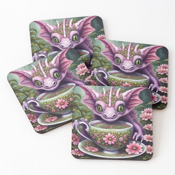 Item preview, Floral Tea Dragon designed and sold by Feebleeona.