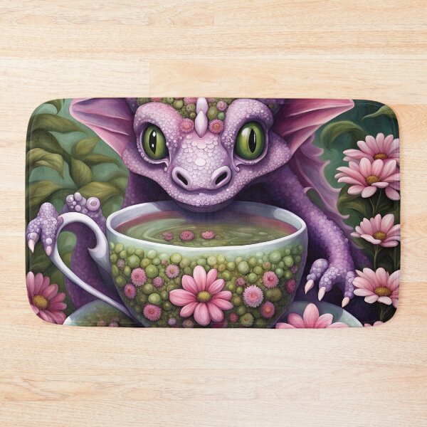 Item preview, Floral Tea Dragon designed and sold by Feebleeona.