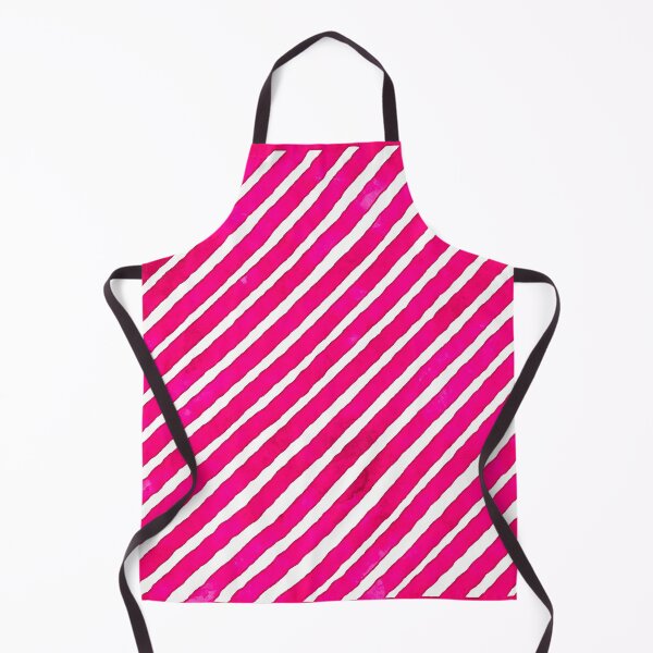 Item preview, Mottled Hot Pink and White Diagonal Stripes designed and sold by SoshanaC.