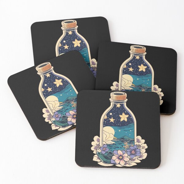 Item preview, Starry Night Message in a Bottle designed and sold by NautiChic.