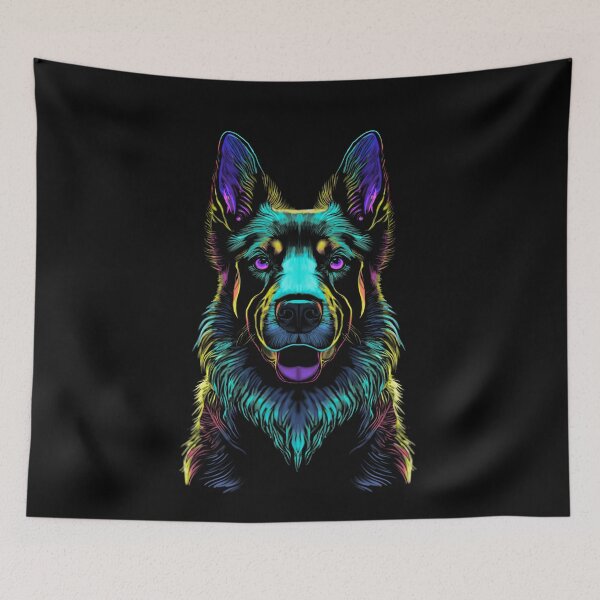 Item preview, Neon Dog  designed and sold by drawlinershop.