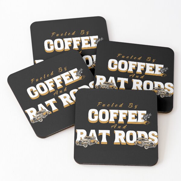 Item preview, Fueled By Coffee and Rat Rods designed and sold by TheCrazyBear.