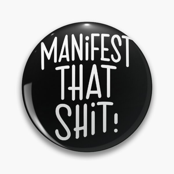 Item preview, Assertive Affirmations: Manifest That Shit /white/ designed and sold by EvaAngel.