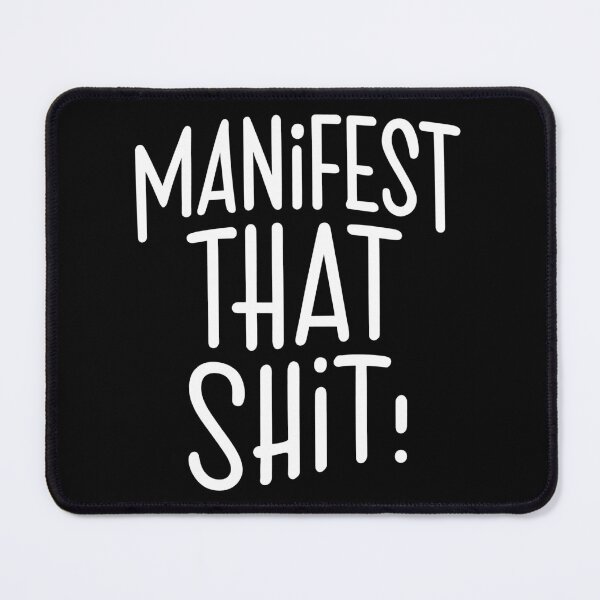 Item preview, Assertive Affirmations: Manifest That Shit /white/ designed and sold by EvaAngel.