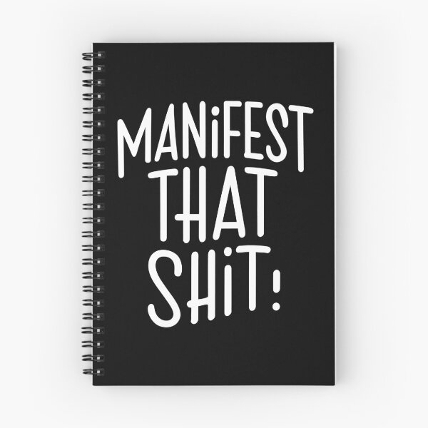 Item preview, Assertive Affirmations: Manifest That Shit /white/ designed and sold by EvaAngel.