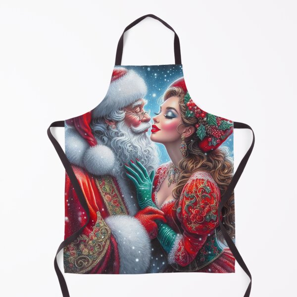 Item preview, ROMANTIC SANTA KISSING ADMIRER designed and sold by SCOTTYBOYART.