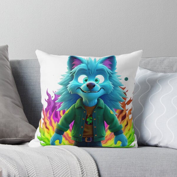 Item preview, Enchanting Psychedelic Wolf Neon Splash Art with Iridescent Glow, Motion Effects, and Cel-Shading – Ultra HD Wallpaper by MSchiffer Art" designed and sold by Manoj Kumar  Mandali.