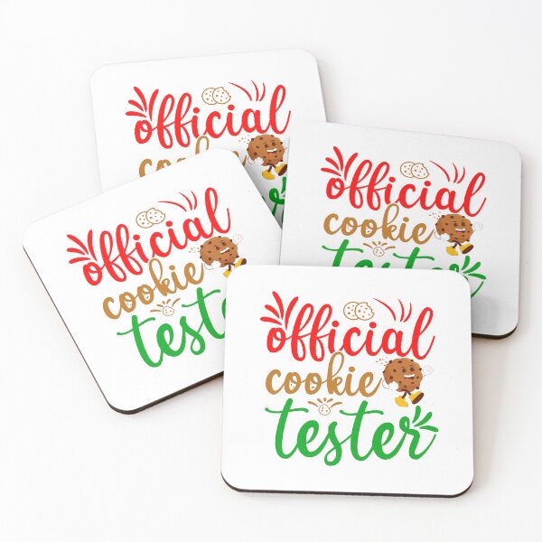 Item preview, Funny official cookie tester Christmas fun designed and sold by PrintMastery.