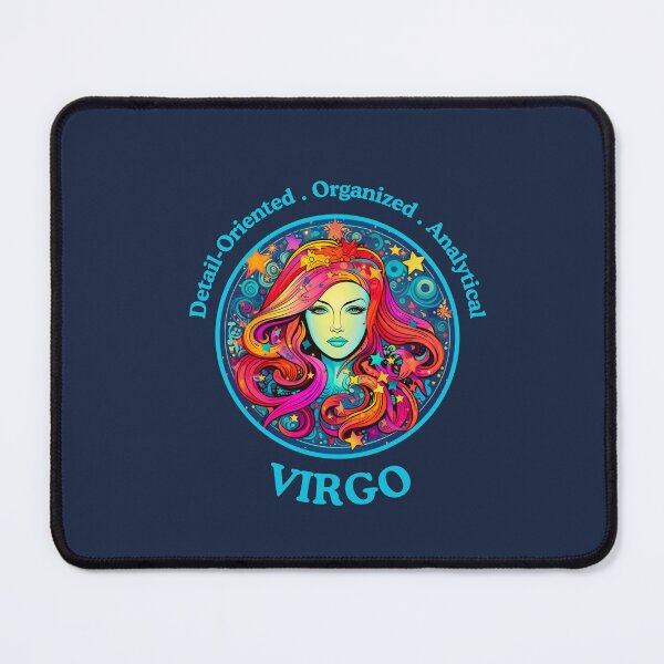 Item preview, Virgo   Daily Horoscopes Zodiac- Horescope/SunSign Theme  on  navy blue back ground designed and sold by CosmicNook1.