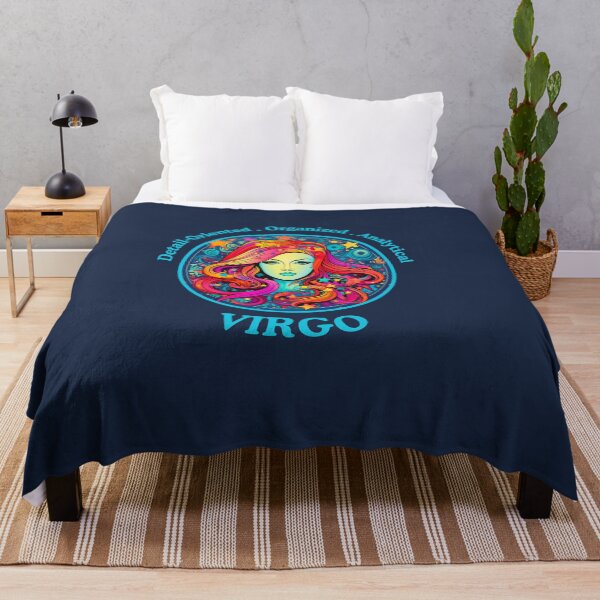 Item preview, Virgo Daily Horoscopes Zodiac- Horescope/SunSign Theme on navy blue back ground designed and sold by CosmicNook1.