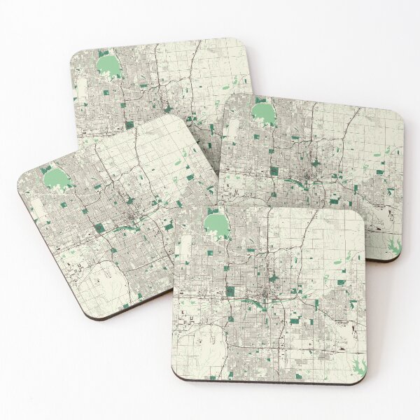Item preview, Oklahoma City Street Map designed and sold by mapsbymo.
