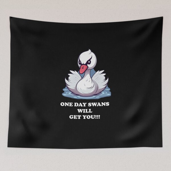 Item preview, Evil Swans designed and sold by JollyGoodMerch.