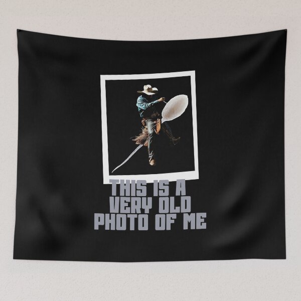 Item preview, Very Old Photo Of Me - Rodeo Version designed and sold by YellowButBlack.