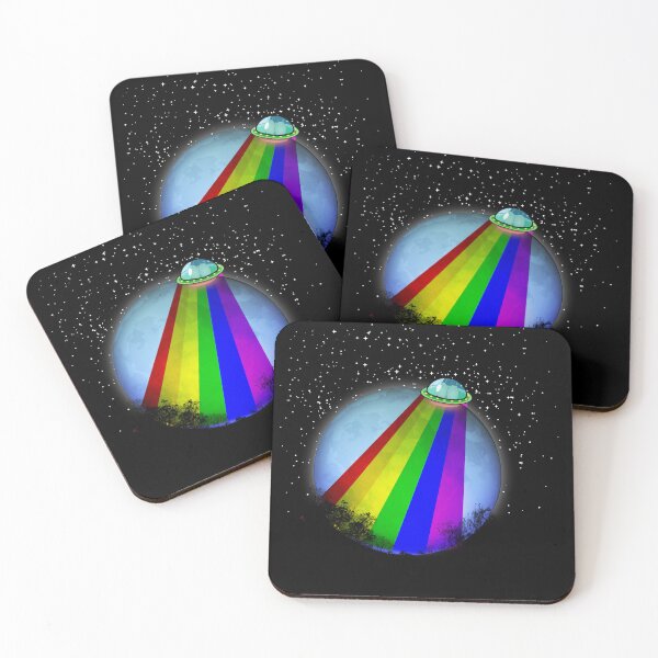 Item preview, Alien Rainbow Visit designed and sold by ea-photos.