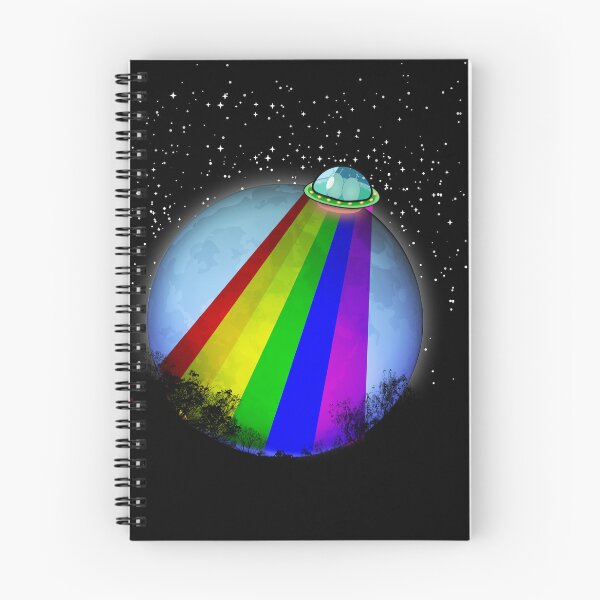 Item preview, Alien Rainbow Visit designed and sold by ea-photos.