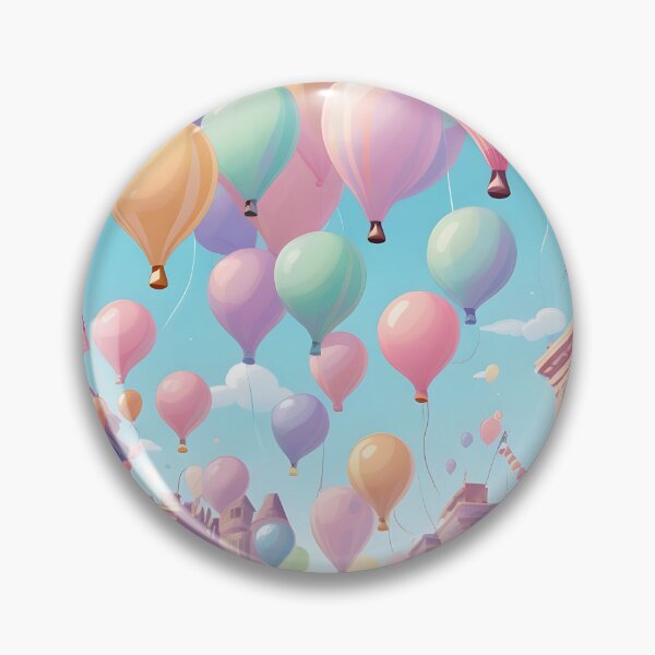 Item preview, Pastel Balloon Parade: - Pastel-colored balloons floating in a celebratory parade. designed and sold by CristyAV.