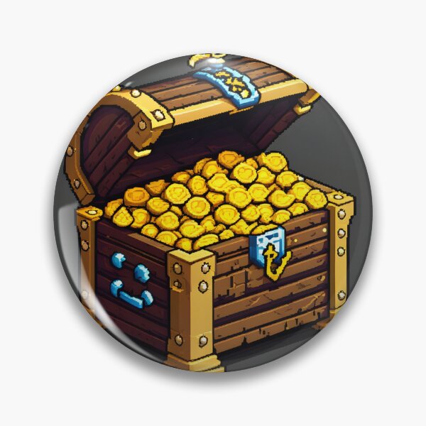 Item preview, Pixel Pirate Treasures: Pixel art representations of pirate treasures and chests. designed and sold by CristyAV.