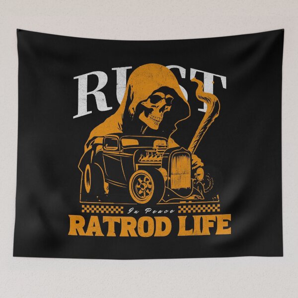 Item preview, Rust In Peace Ratrod Life designed and sold by TheCrazyBear.