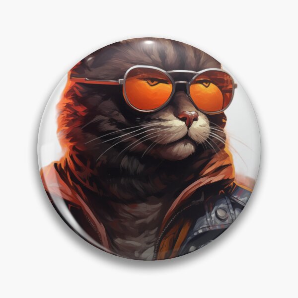 Item preview, Copy of "Rebel Cat Coolness: Edgy Bad Boy Cat " designed and sold by Huycao211.