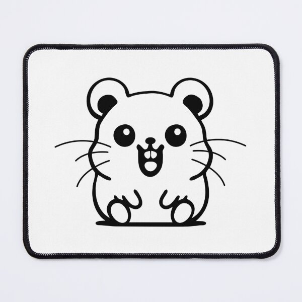 Item preview, Joyful Hamster: Spreading Smiles with a Grin designed and sold by Pawsitive2Print.