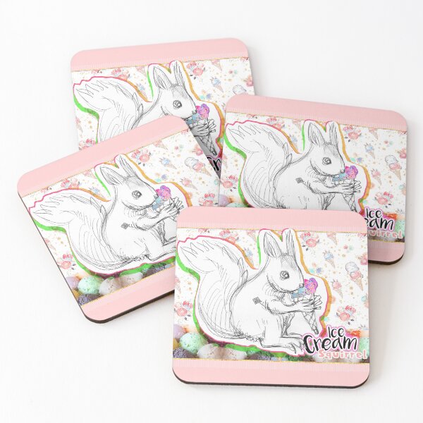 Item preview, Ice Cream Squirrel (Painting by Alice CCI) designed and sold by VanyssaGraphics.