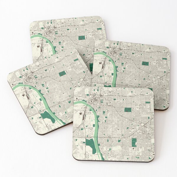 Item preview, Tulsa Street Map designed and sold by mapsbymo.