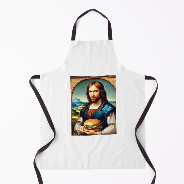 Item preview, Renaissance Painting Chuck Norris Hamburger Fastfood designed and sold by CheeseBlueprint.