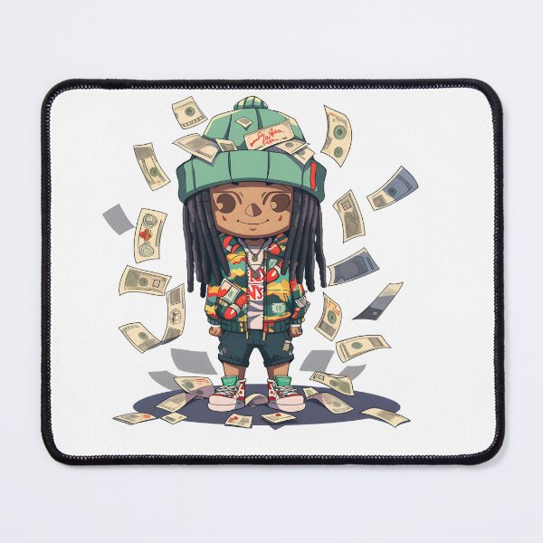 Item preview, Lil Wayne cartoon design designed and sold by Ragil-Studio.