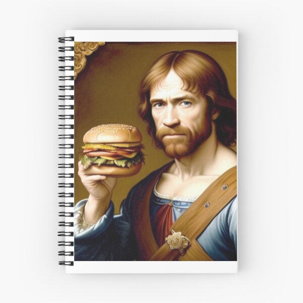 Item preview, Renaissance Painting Chuck Norris Hamburger Fastfood 02 designed and sold by CheeseBlueprint.