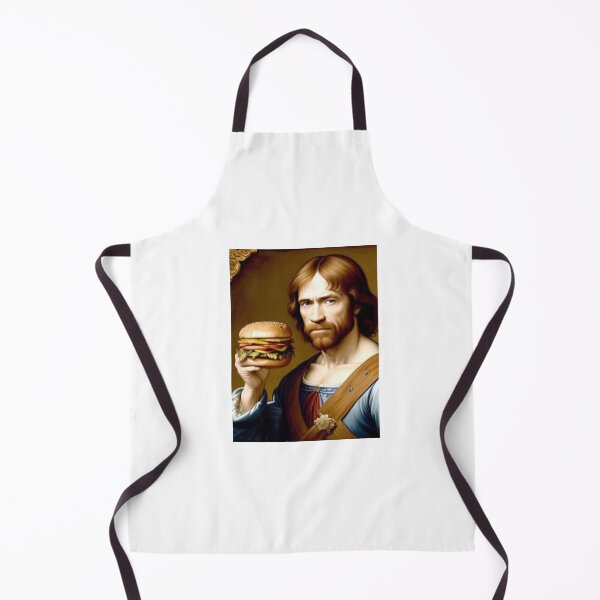 Item preview, Renaissance Painting Chuck Norris Hamburger Fastfood 02 designed and sold by CheeseBlueprint.