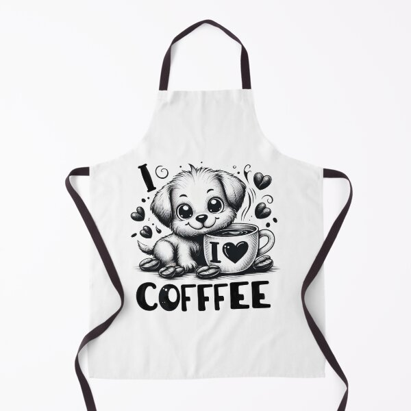 Item preview, This cute dog loves coffee. designed and sold by fotoryum.