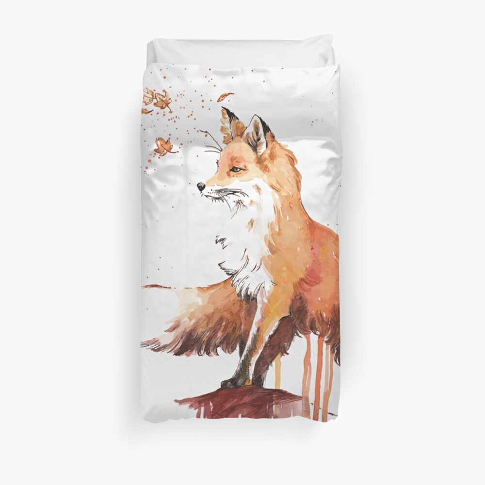 Beautiful Fox Duvet Cover