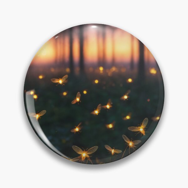 Item preview, Glowing Fireflies at Dusk: Fireflies creating a magical glow in a twilight setting. designed and sold by CristyAV.