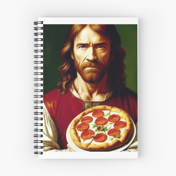 Item preview, Renaissance Painting Chuck Norris Pizza Fastfood designed and sold by CheeseBlueprint.