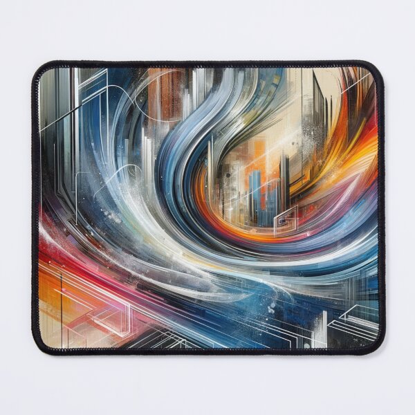 Item preview, Artistic Synergy: Digital and Traditional Fusion in High Resolution Abstract designed and sold by masquetea.