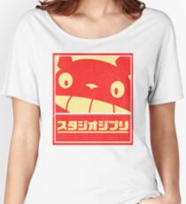 Camiseta ancha para mujer Ghibli