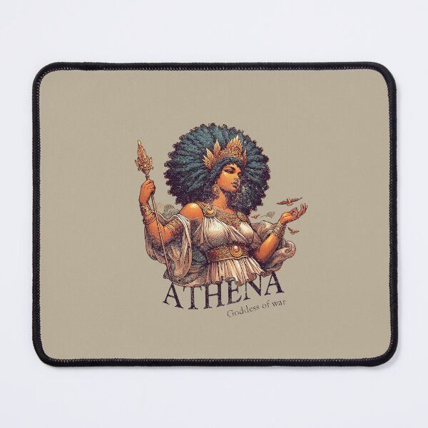 Item preview, Athena Afro: Goddess of war designed and sold by teesandlove.