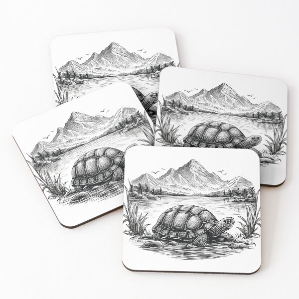 Aperçu de l'œuvre Vieille Tortue Élégance et nature créée et vendue par BsiDsgn.
