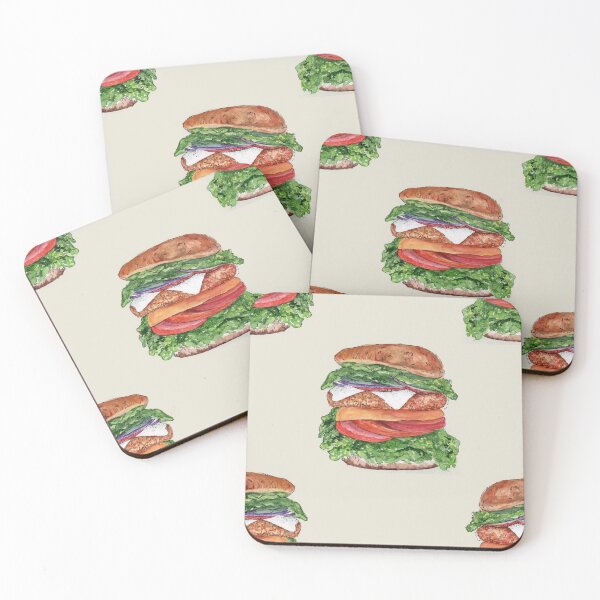 Item preview, Burger Pattern designed and sold by Mugdha Kakade Studio.