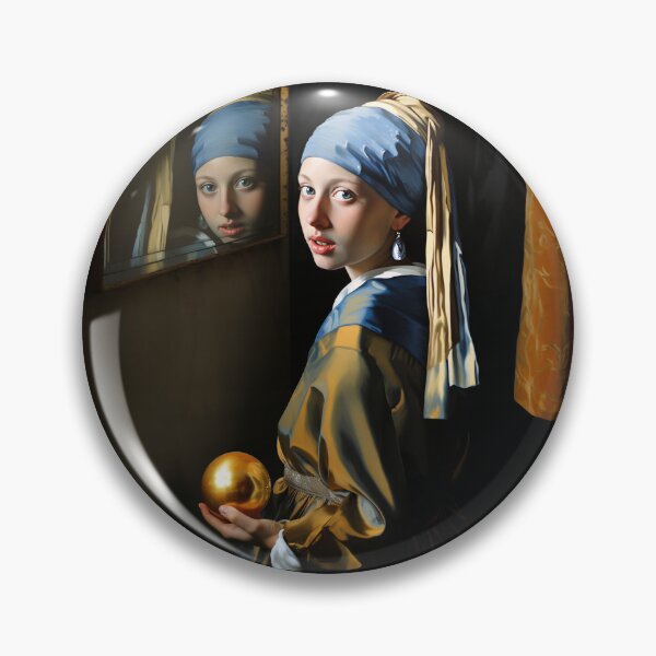 Item preview, "Mystery in Golden Light" Girl with a Pearl Earring, a big ONE Pearl designed and sold by MyDearWorld.