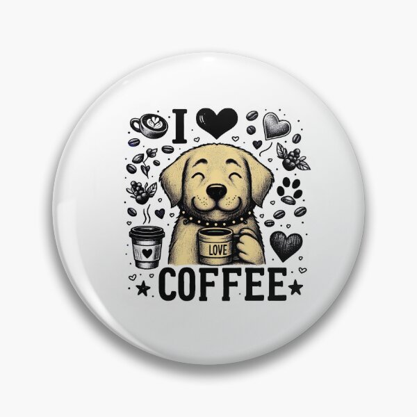 Item preview, This cute dog loves coffee. designed and sold by fotoryum.