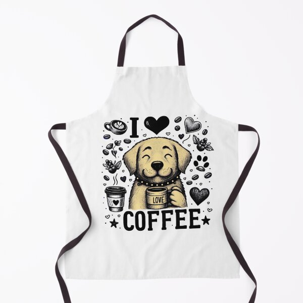 Item preview, This cute dog loves coffee. designed and sold by fotoryum.